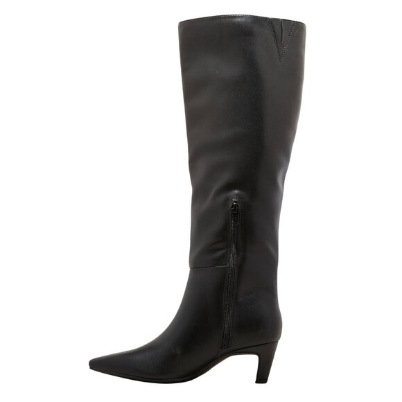 Universal Thread Womens Kendra Kitten Heel Tall Dress Boots 90511058 Black 6.5M - Picture 9 of 10